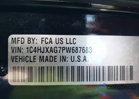 2023 Jeep Wrangler 2-Door Sport 4X4 z USA, uszkodzony, nr VIN 1C4HJXAG7PW687683